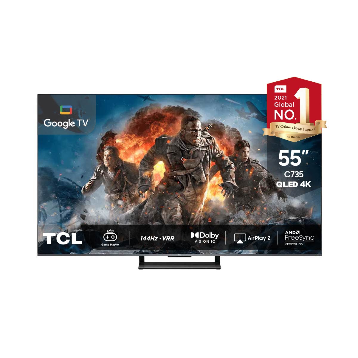 TCL C735 QLED 4K 55" 144Hz FreeSync HDR10