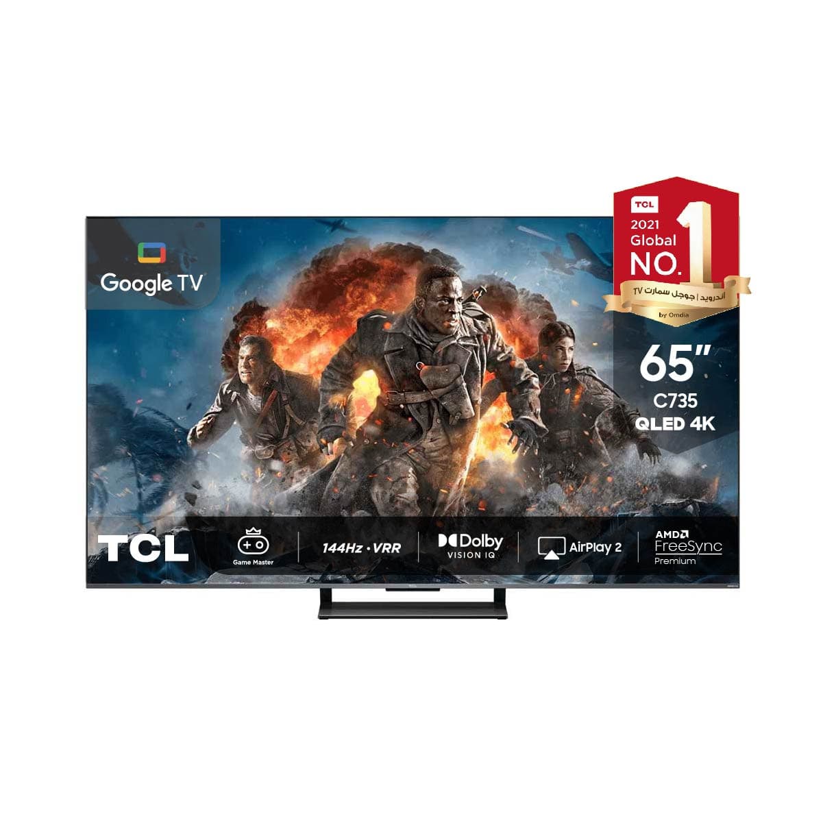 TCL C735 QLED 4K 65" 144Hz FreeSync HDR10+