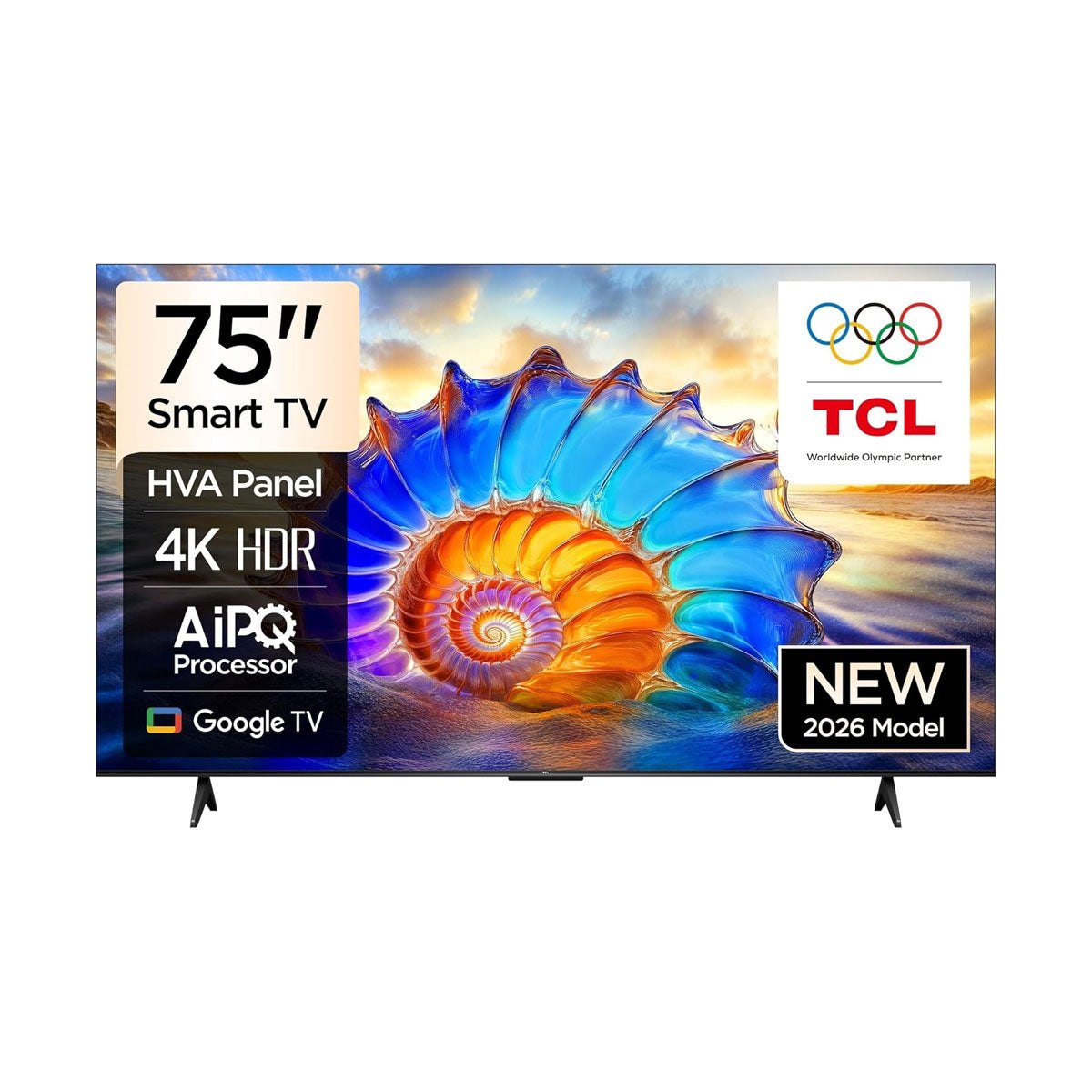 تلفزيون تي سي ال 75 بوصه LED 75 V6D 4K 60 HZ