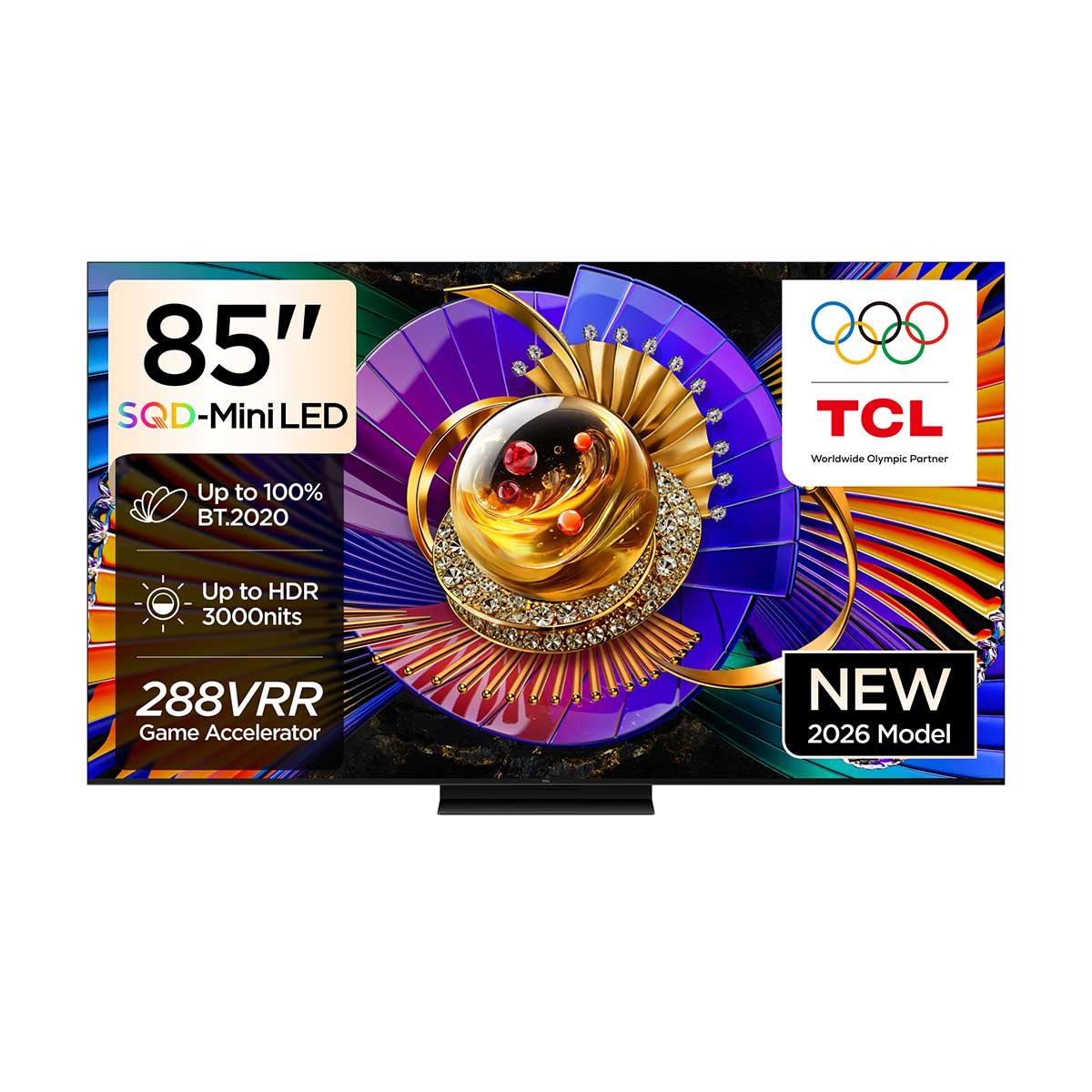 تلفزيون تي سي ال 85 بوصه 85C7 L اس كيو ميني ليد 144HZ