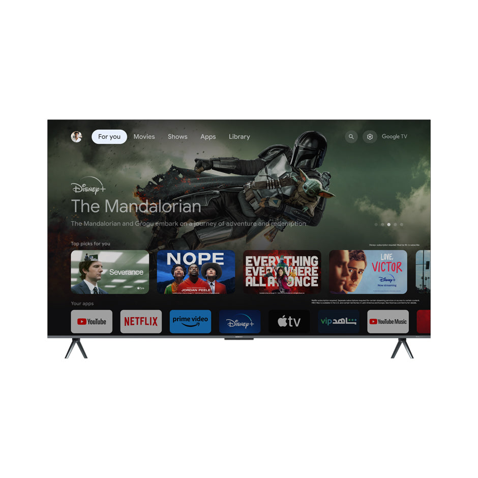 تلفزيون 75 بوصة سمارت QLED 4K UHD Google TV الفئة 5
