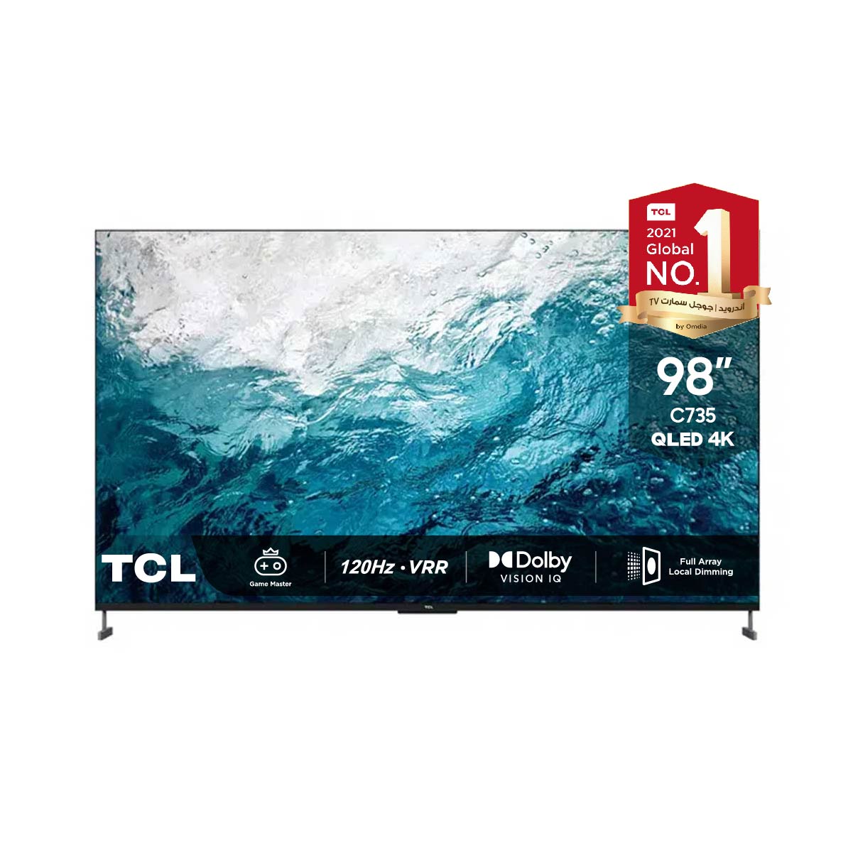 TCL C735 QLED 4K TV 98 Inch 120Hz VRR Full Array IMAX Enhanced