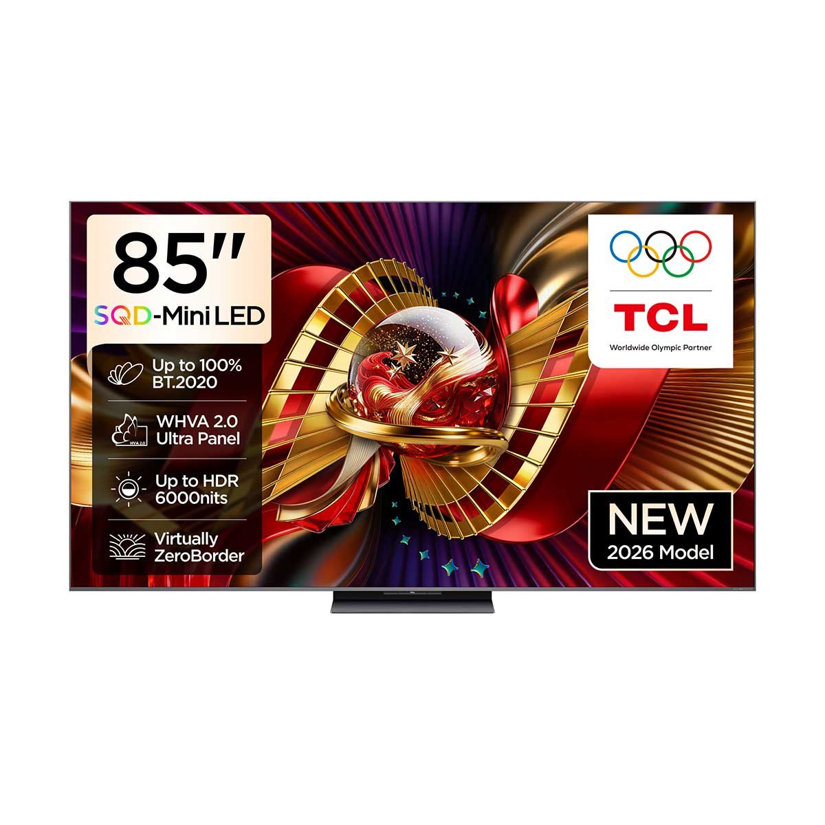 تلفزيون تي سي ال 98 بوصه 98C8 L اس كيو ميني ليد 144HZ