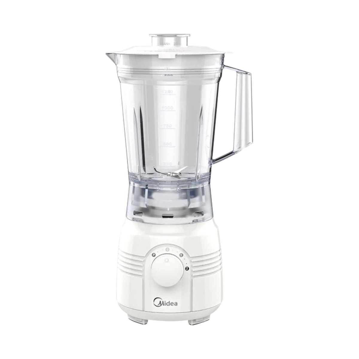 خلاط ميديا 1.5 لتر BL2516AG ابيض بلاستك مع طاحونه