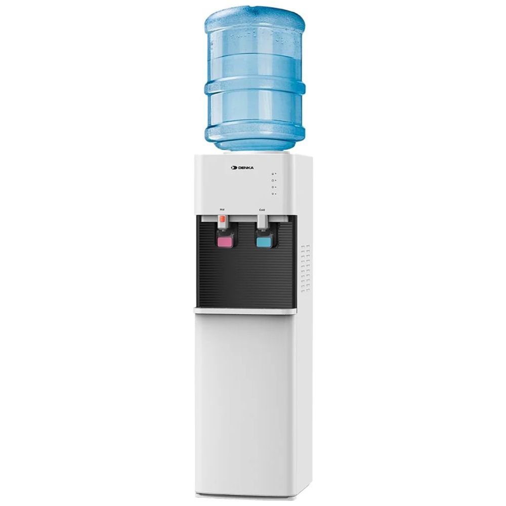 براد ماء دنكا FR 608 CU2 ابيض الوسط اسود حنفيتين ذو حافظه