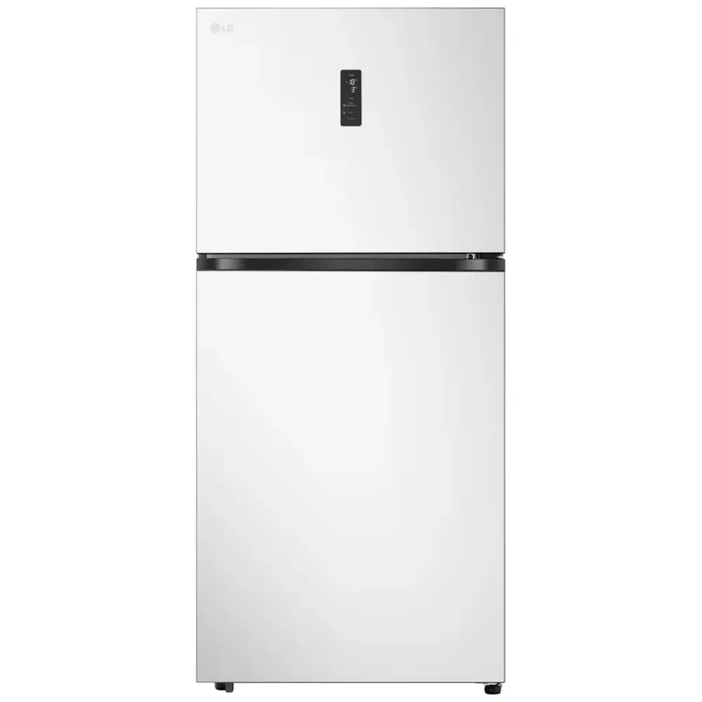 ثلاجه الجي بابين GRF 862 BVWB مع براد ابيض