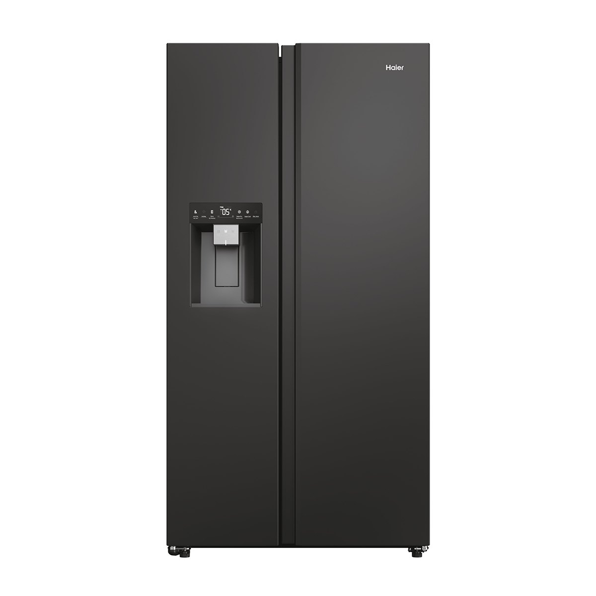 ثلاجه هاير HSW- 59 F18 EIPT UK سايد باي سايد ثلج اسود