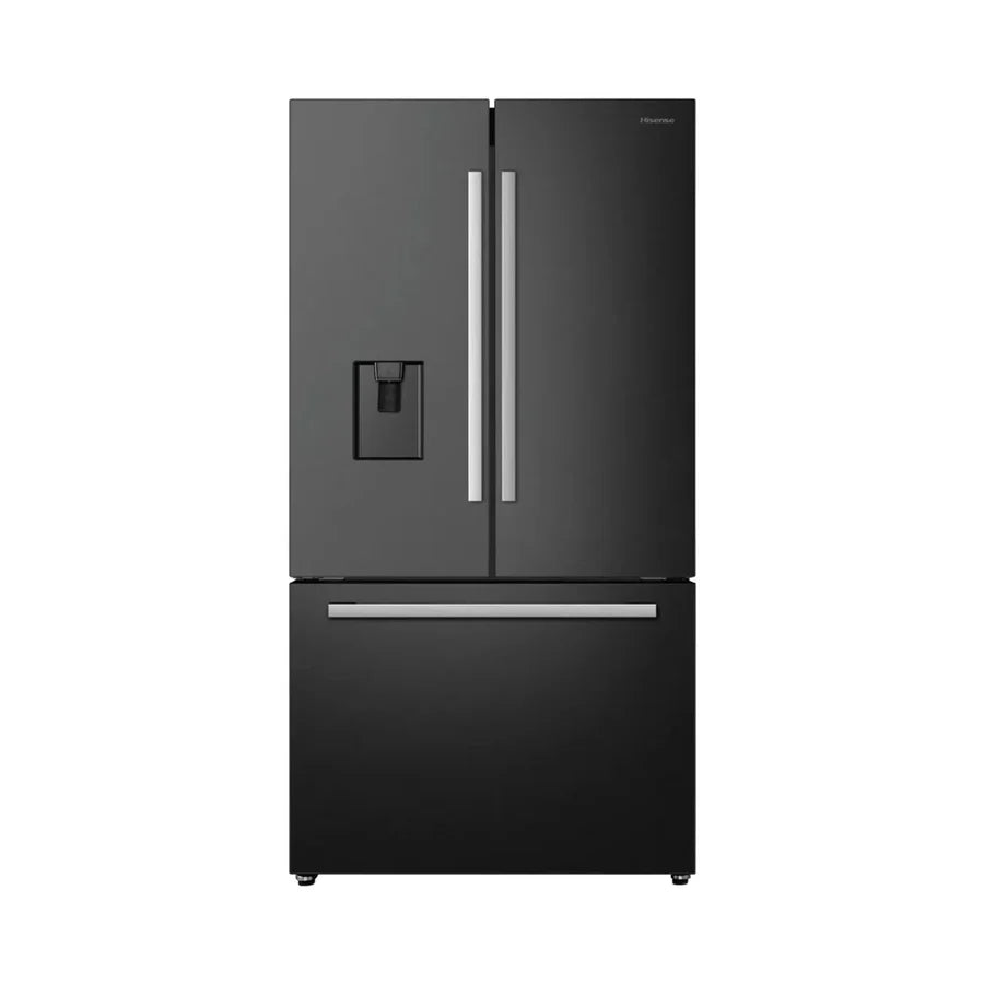 ثلاجة هايسنس موديل فرنسي RF820N4WBU – 575 لتر – 21 قدم – إنفرتر – أسود French Door Refrigerator - 575 L - 21 Ft - Inverter - Black