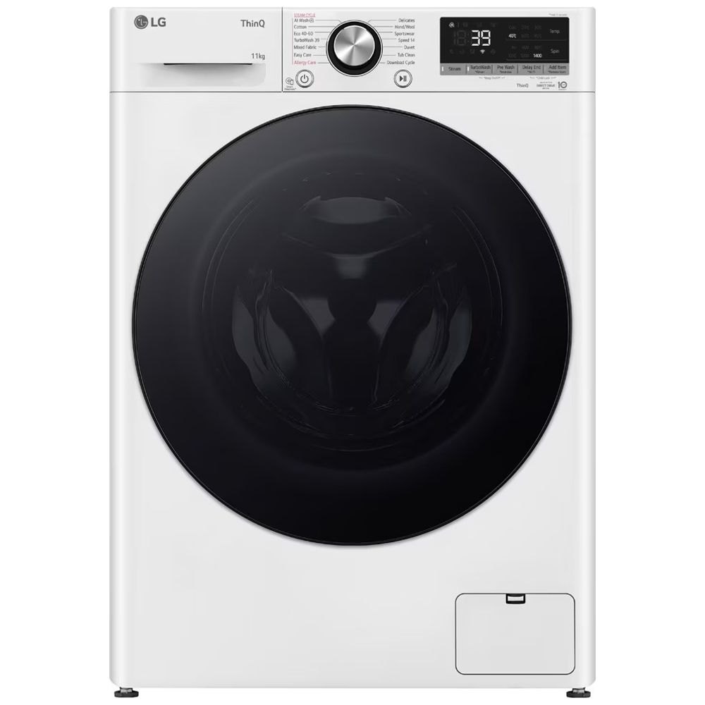 غسالة الجي جانبيه 13 كغم WDR 1307 BWP ابيض تجفيف