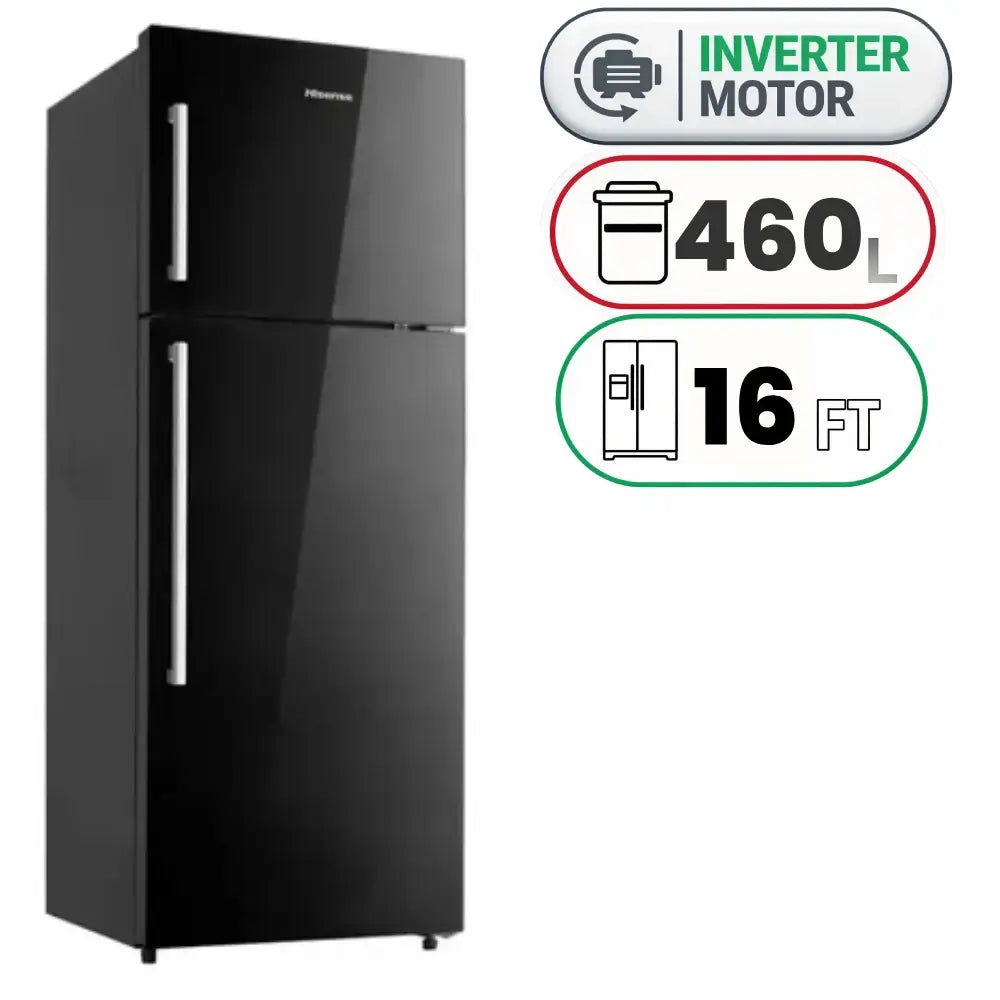 ثلاجة - 460 لتر - 16 قدم - إنفرتر - أسود Refrigerator - 460 L - 16 Ft - Inverter - Black