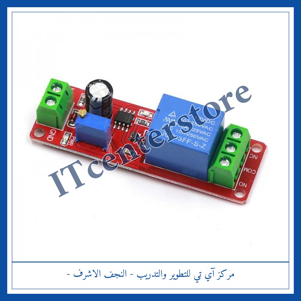 NE555 Timer Switch Adjustable Time Delay Relay Module DC 12V 1A