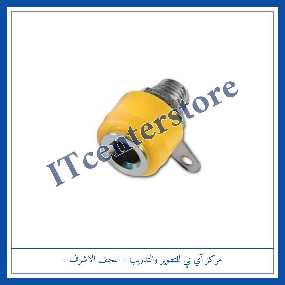 4mm Banana Socket Yellow | سوكيت بننا 4مم اصفر