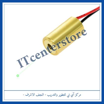 Laser Head Module 532nm Diameter 12mm Green Dot Power 30mw Voltage 3-3.3V