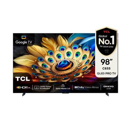 تلفزيون تي سي ال 98 بوصه 98C655