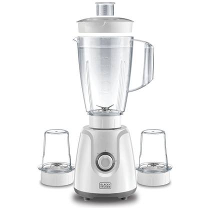 خلاط بلاك اند دكر BX 4000 B5 ابيض 1.5لتر مع 2 طاحونه