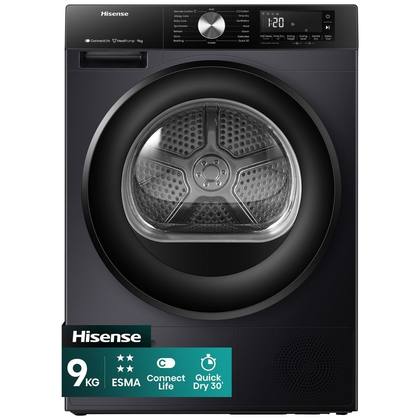 مجففة ملابس هايسنس 9 كغم DH3S902 BT رصاصي