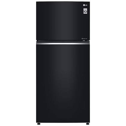 ثلاجه الجي GNB - 732 HGI اسود زجاجيه