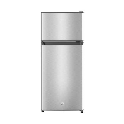 ثلاجه هاير HRD-175FNFMSL بابين رصاصي