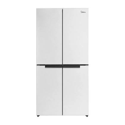 ثلاجه ميديا MDRF 632 FIG61 D اربع ابواب زجاج ابيض
