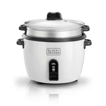قدر بخاري بلاك اند دكر RC 2850 ابيض 1100 واط