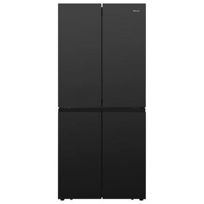 ثلاجه هايسنز اربع ابواب اسود RQ7G560 NABA