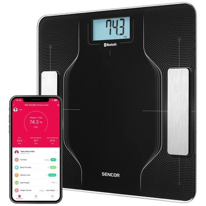 ميزان شخصي سنكور SBS 8002BK شاشه ذكيه