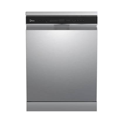 غسالة صحون ميديا WQP 14 W 7633D /SS سلفر لماع 3 طبقات