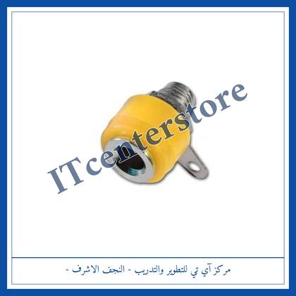 4mm Banana Socket Yellow | سوكيت بننا 4مم اصفر