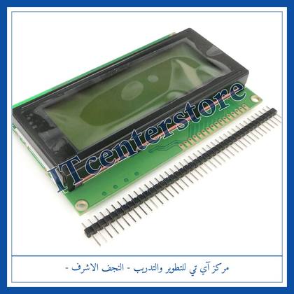 LCD 20×4 Display Green 5V | شاشة LCD ‏20×4 خضراء 5V